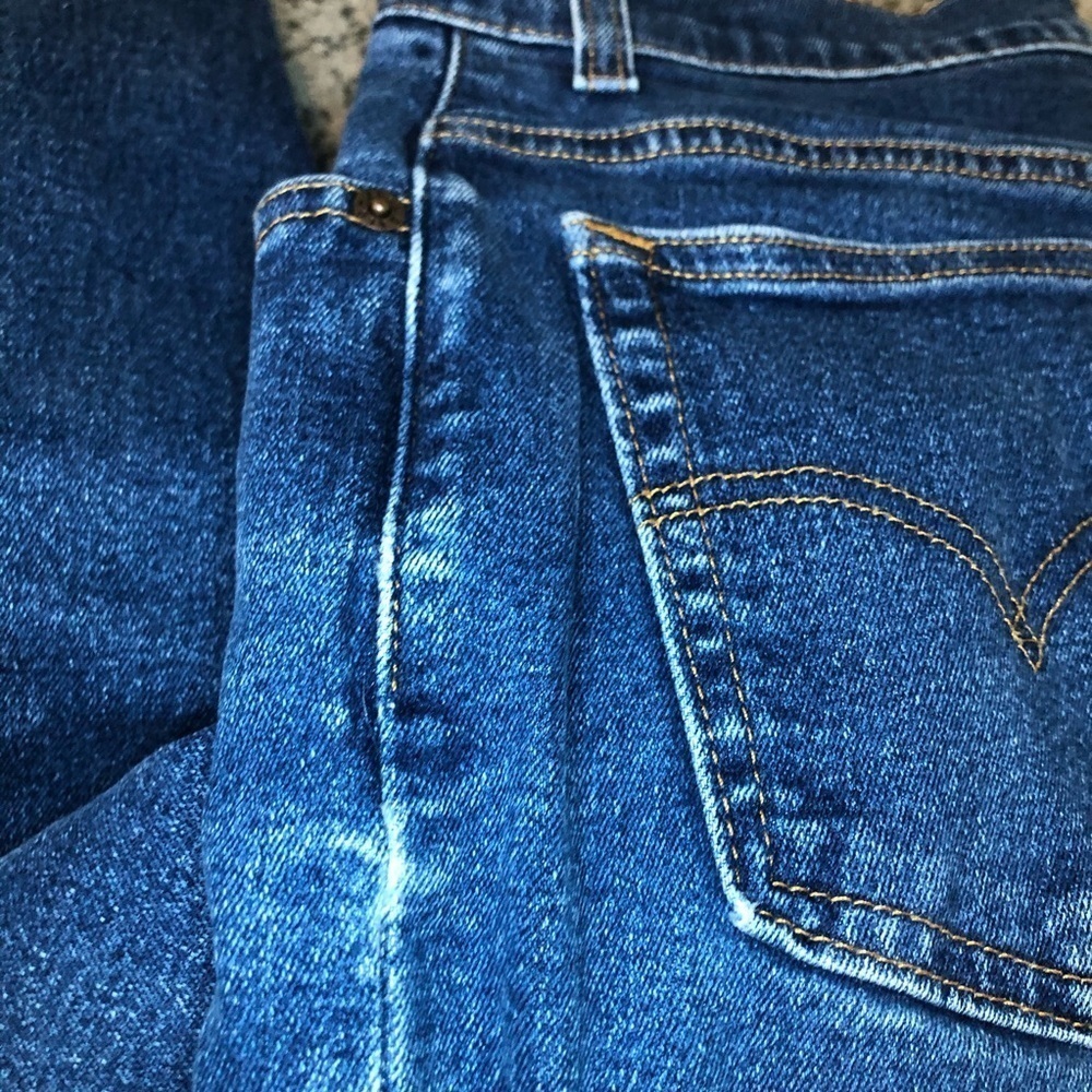Levi’s 550 Relaxed Fit & Tapered Leg Blue Jeans Size 10 - Picture 5 of 13